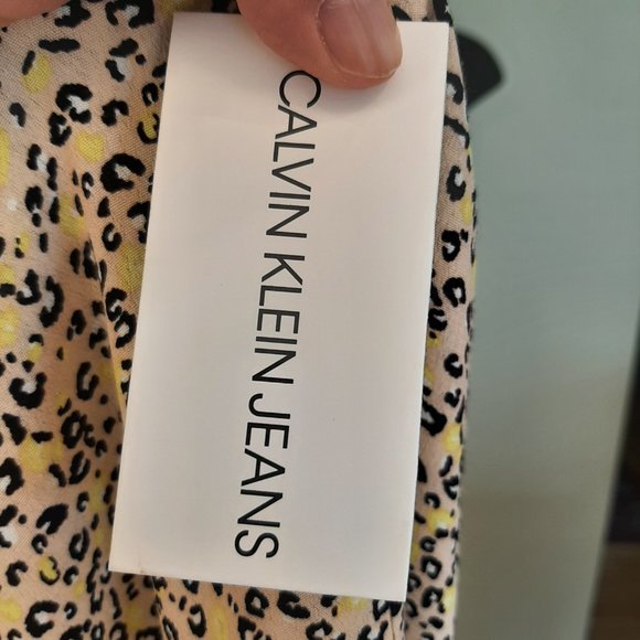 Brand New Calvin Klein Jeans Animal Print Sundress MSRP $79.50 - Picture 12 of 13